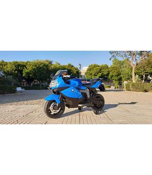 BMW K1300S MOTO ELÉCTRICA NIÑOS INFANTIL 12V AZUL. SCH939 - R2098B. RUEDAS DE GOMA!!!,3 hasta los 8 años
